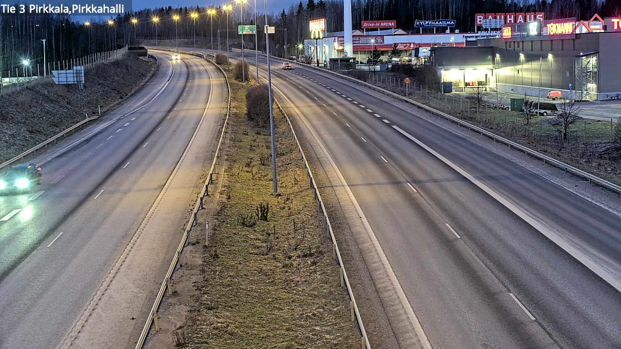 Kelikamerat Kuva Tie 3 Pirkkala, Pirkkahalli, Pirkkala, Pirkanmaa