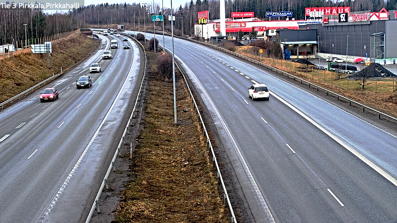 Kelikamerat Kuva Tie 3 Pirkkala, Pirkkahalli, Pirkkala, Pirkanmaa
