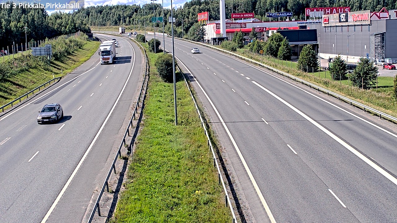 Kelikamerat Kuva Tie 3 Pirkkala, Pirkkahalli, Pirkkala, Pirkanmaa