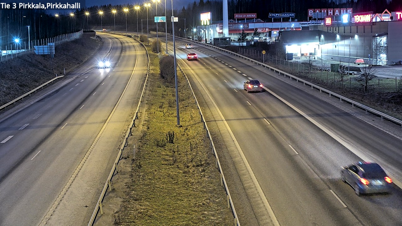 Kelikamerat Kuva Tie 3 Pirkkala, Pirkkahalli, Pirkkala, Pirkanmaa