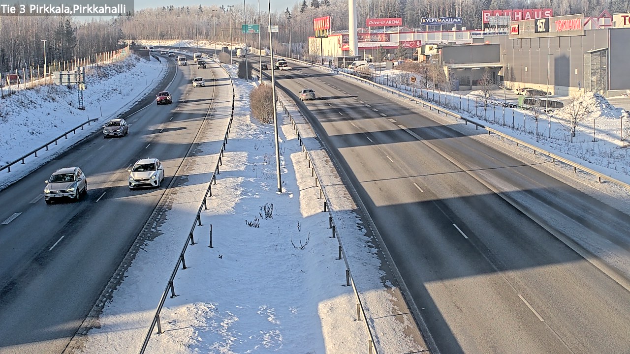 Weather Camera Image Väg 3 Birkala, Pirkkahalli, Pirkkala, Pirkanmaa