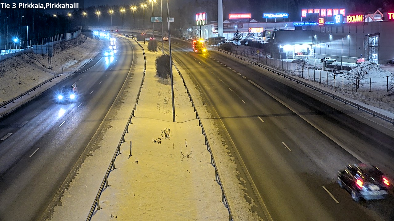 Weather Camera Image Road 3 Pirkkala, Pirkkahalli, Pirkkala, Pirkanmaa