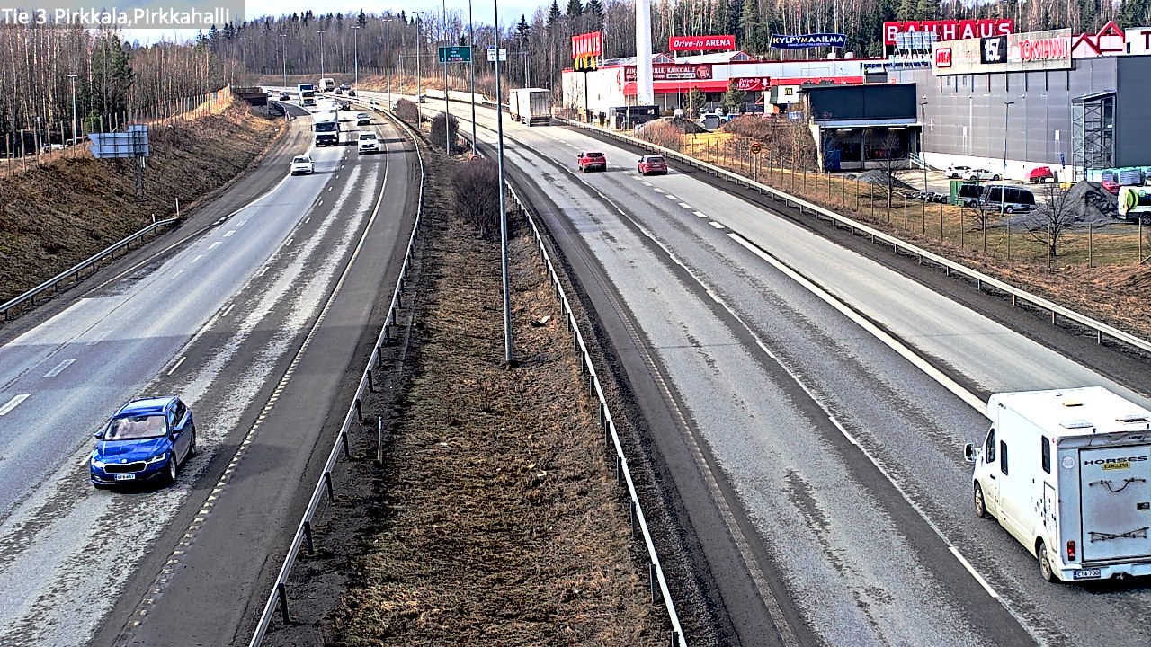 Weather Camera Image Väg 3 Birkala, Pirkkahalli, Pirkkala, Pirkanmaa