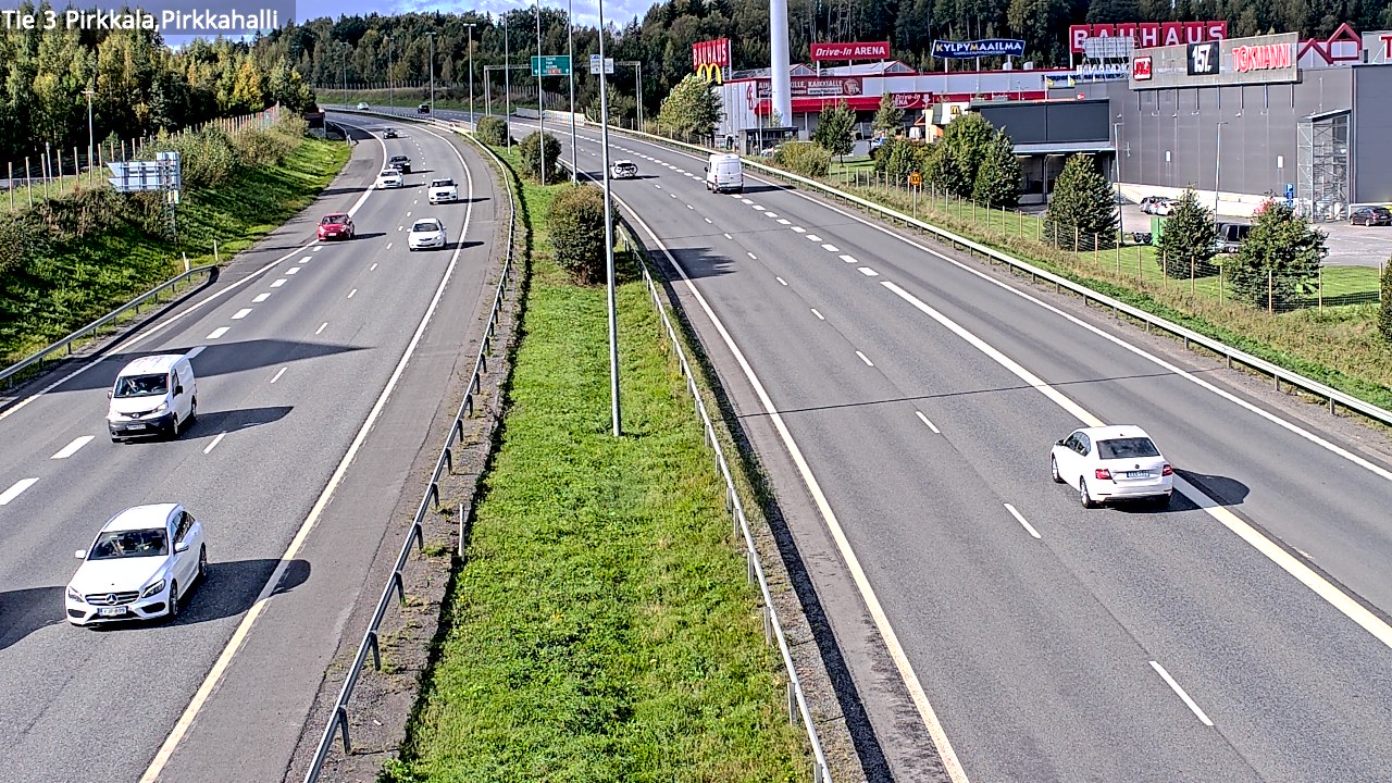 Kelikamerat Kuva Tie 3 Pirkkala, Pirkkahalli, Pirkkala, Pirkanmaa