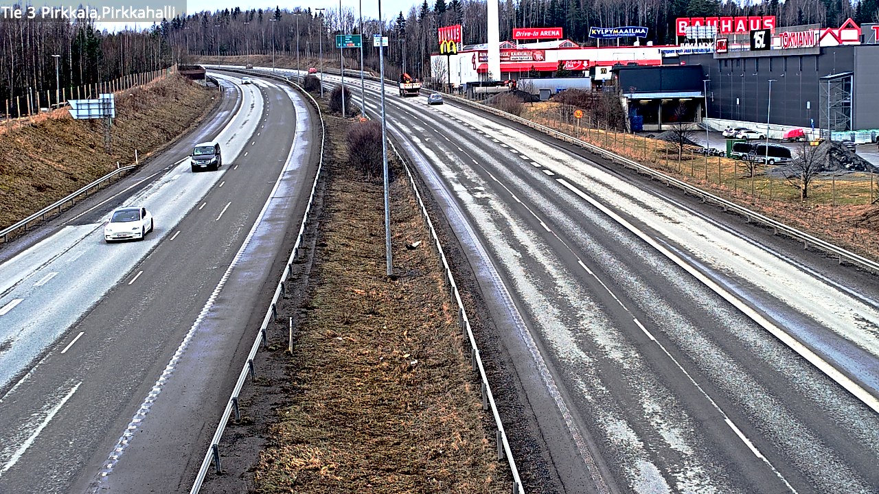 Weather Camera Image Väg 3 Birkala, Pirkkahalli, Pirkkala, Pirkanmaa
