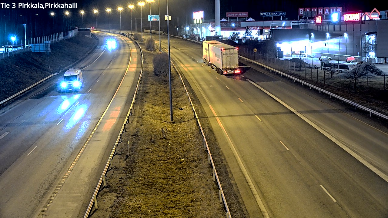 Kelikamerat Kuva Tie 3 Pirkkala, Pirkkahalli, Pirkkala, Pirkanmaa