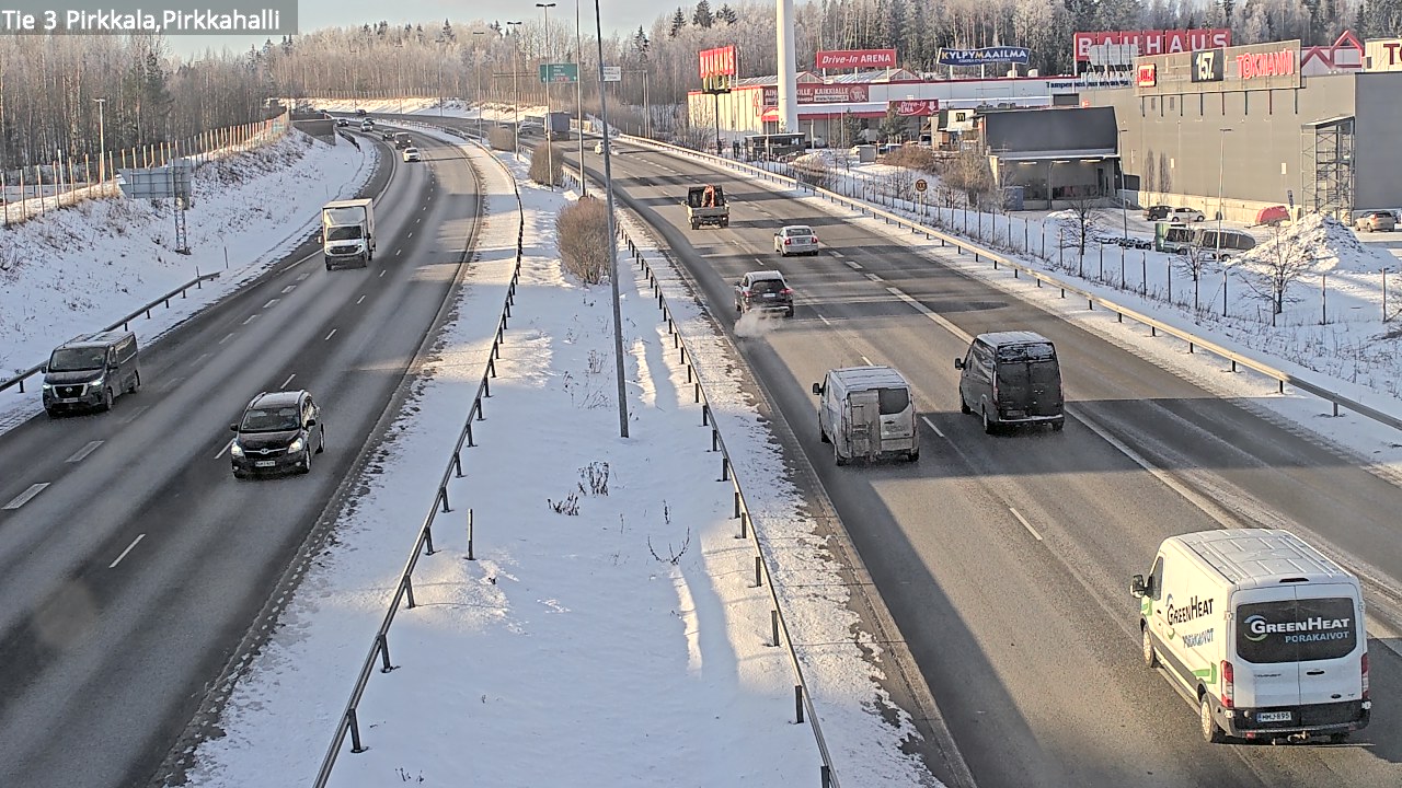 Kelikamerat Kuva Tie 3 Pirkkala, Pirkkahalli, Pirkkala, Pirkanmaa