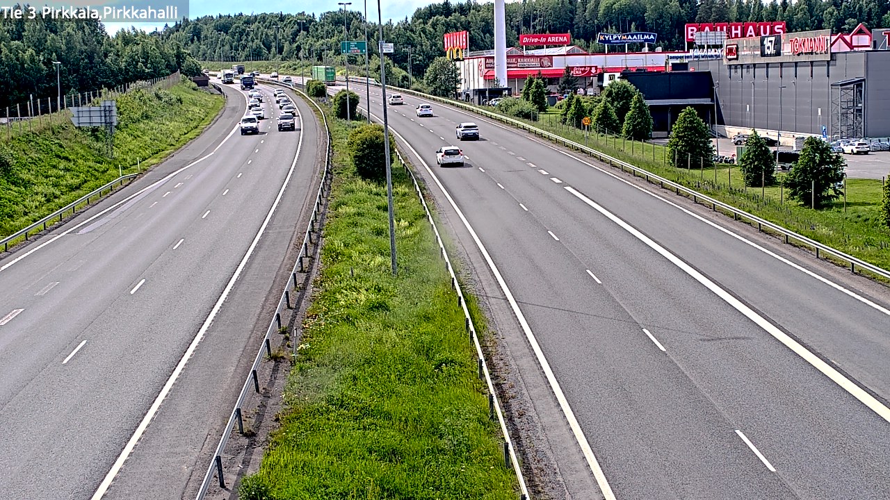 Kelikamerat Kuva Tie 3 Pirkkala, Pirkkahalli, Pirkkala, Pirkanmaa