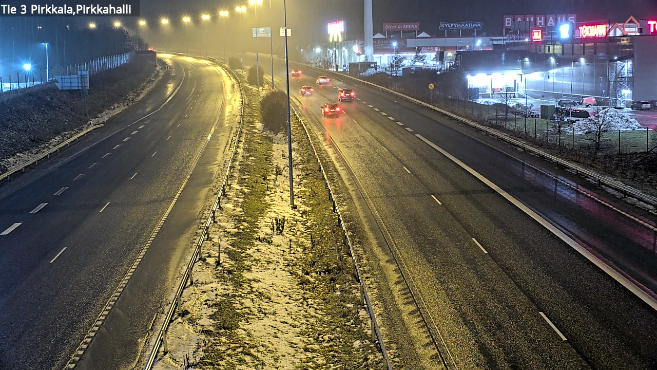 Weather Camera Image Väg 3 Birkala, Pirkkahalli, Pirkkala, Pirkanmaa