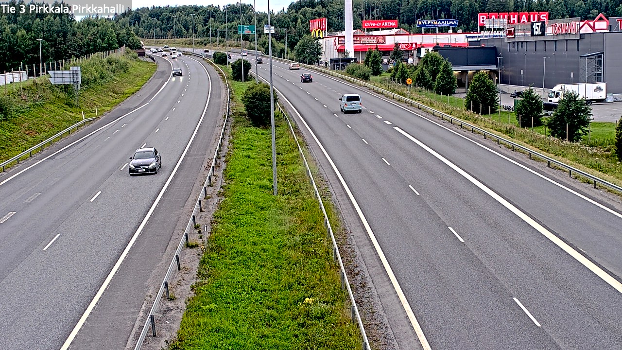 Kelikamerat Kuva Tie 3 Pirkkala, Pirkkahalli, Pirkkala, Pirkanmaa