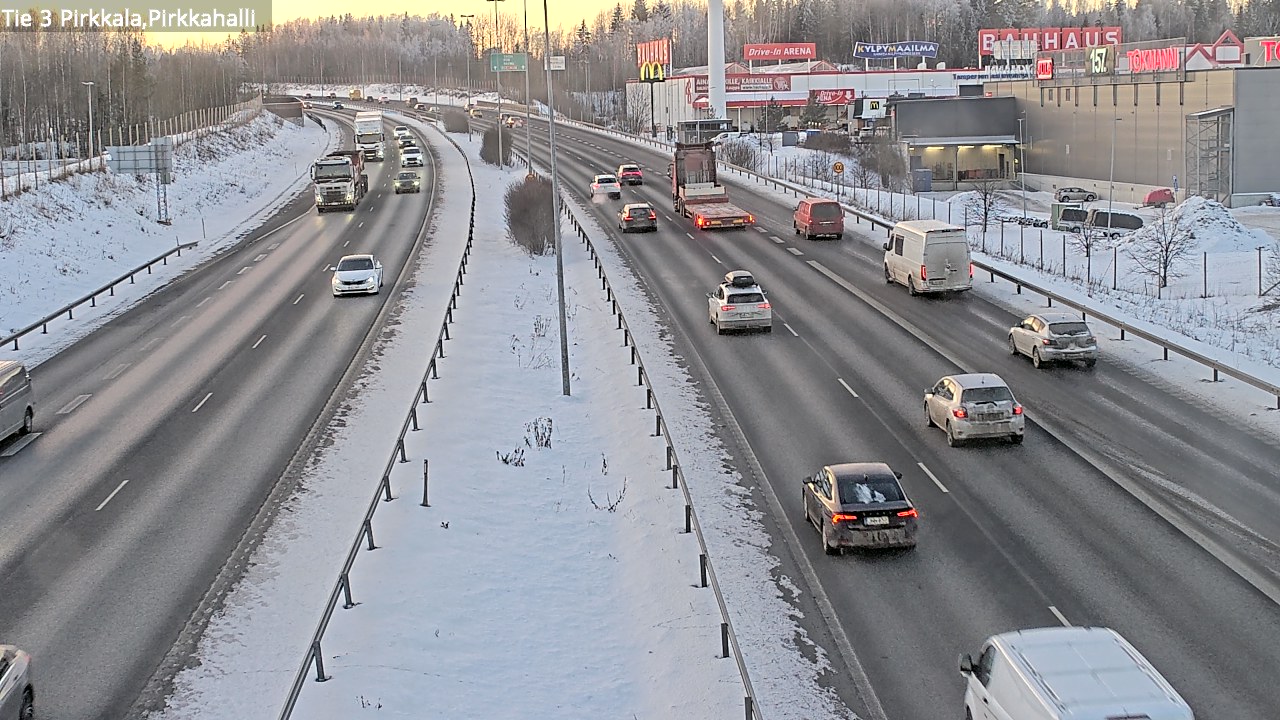 Kelikamerat Kuva Tie 3 Pirkkala, Pirkkahalli, Pirkkala, Pirkanmaa
