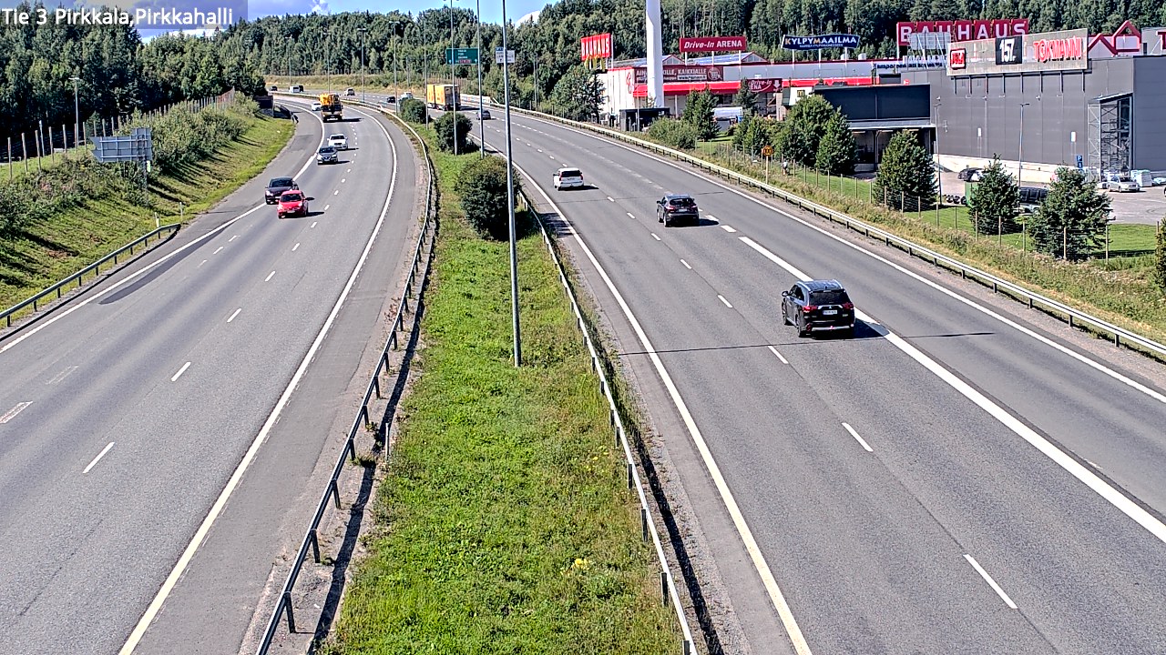 Kelikamerat Kuva Tie 3 Pirkkala, Pirkkahalli, Pirkkala, Pirkanmaa