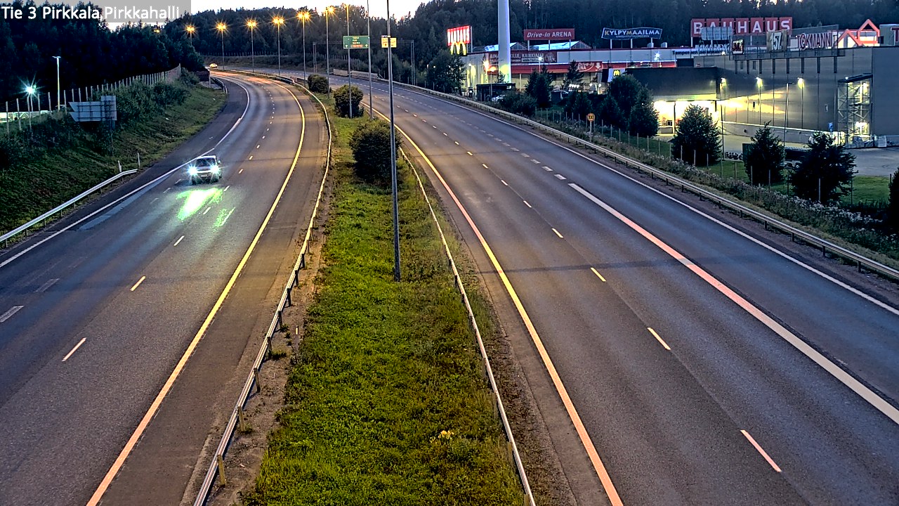 Kelikamerat Kuva Tie 3 Pirkkala, Pirkkahalli, Pirkkala, Pirkanmaa