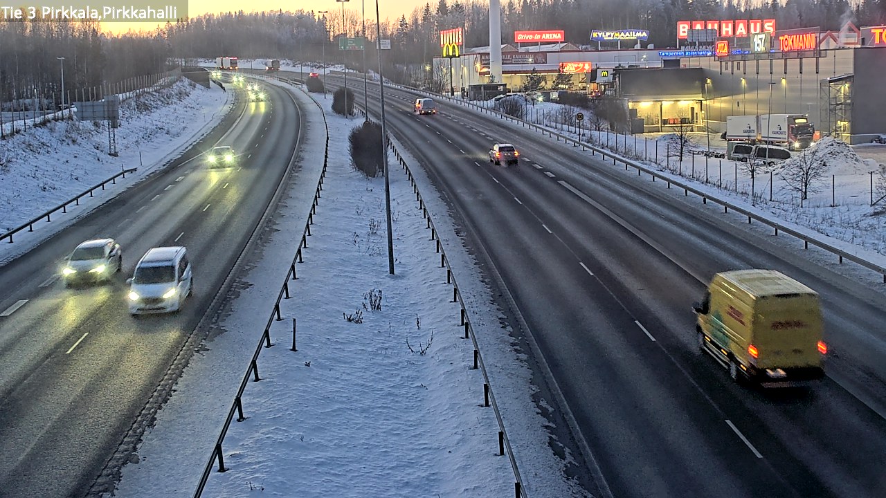 Weather Camera Image Road 3 Pirkkala, Pirkkahalli, Pirkkala, Pirkanmaa