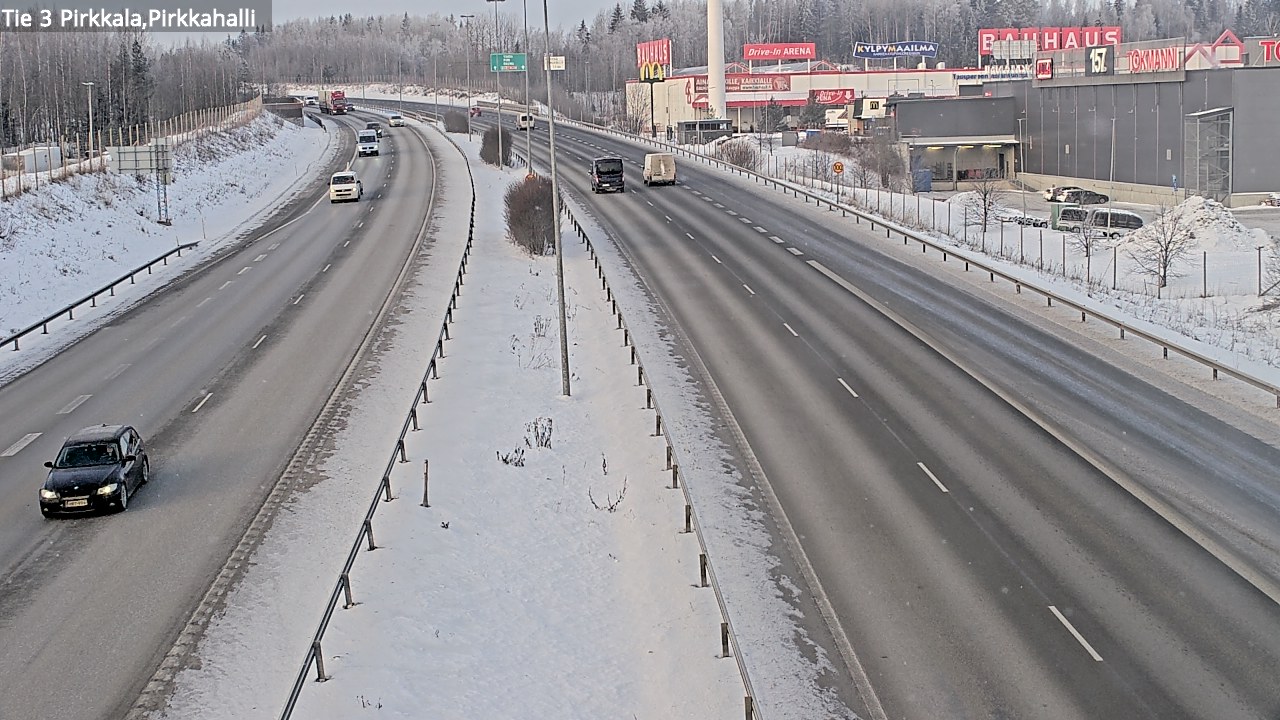 Weather Camera Image Väg 3 Birkala, Pirkkahalli, Pirkkala, Pirkanmaa