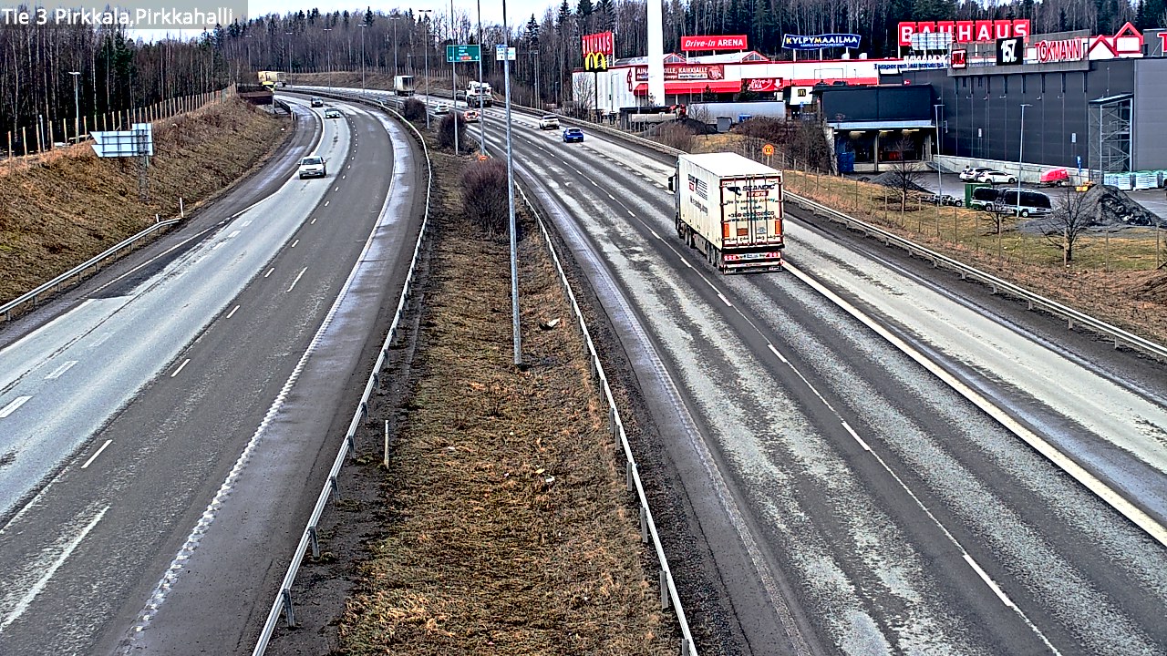 Weather Camera Image Väg 3 Birkala, Pirkkahalli, Pirkkala, Pirkanmaa
