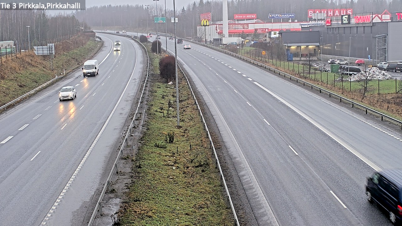 Weather Camera Image Väg 3 Birkala, Pirkkahalli, Pirkkala, Pirkanmaa