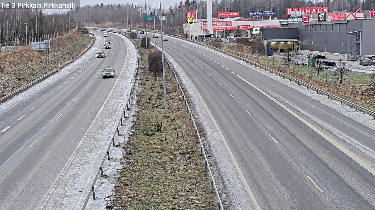 Kelikamerat Kuva Tie 3 Pirkkala, Pirkkahalli, Pirkkala, Pirkanmaa