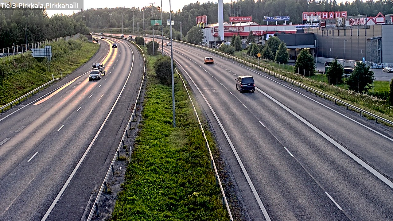 Kelikamerat Kuva Tie 3 Pirkkala, Pirkkahalli, Pirkkala, Pirkanmaa