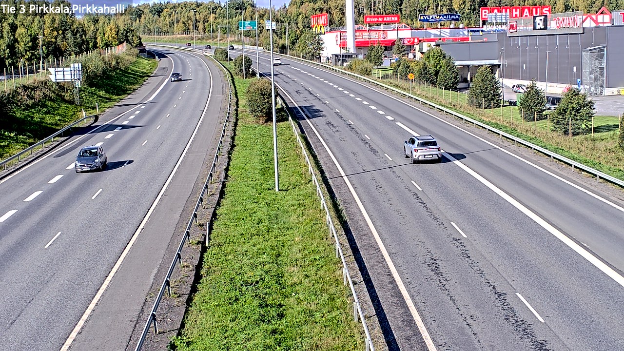 Kelikamerat Kuva Tie 3 Pirkkala, Pirkkahalli, Pirkkala, Pirkanmaa