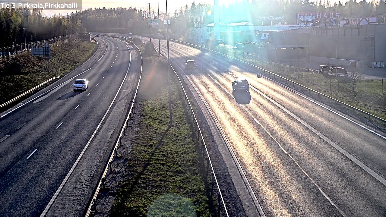 Weather Camera Image Road 3 Pirkkala, Pirkkahalli, Pirkkala, Pirkanmaa