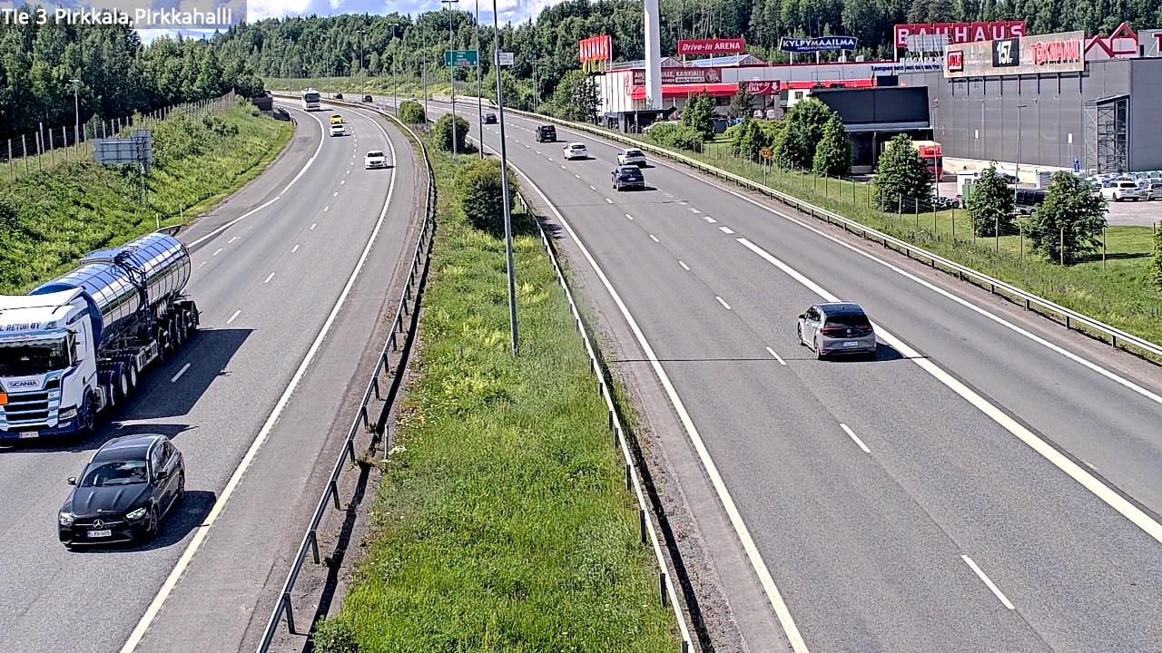 Kelikamerat Kuva Tie 3 Pirkkala, Pirkkahalli, Pirkkala, Pirkanmaa