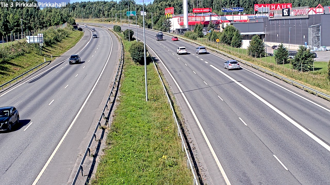 Kelikamerat Kuva Tie 3 Pirkkala, Pirkkahalli, Pirkkala, Pirkanmaa