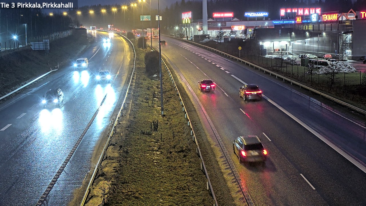 Weather Camera Image Väg 3 Birkala, Pirkkahalli, Pirkkala, Pirkanmaa