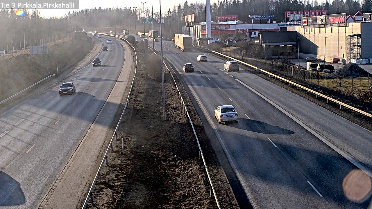 Weather Camera Image Road 3 Pirkkala, Pirkkahalli, Pirkkala, Pirkanmaa