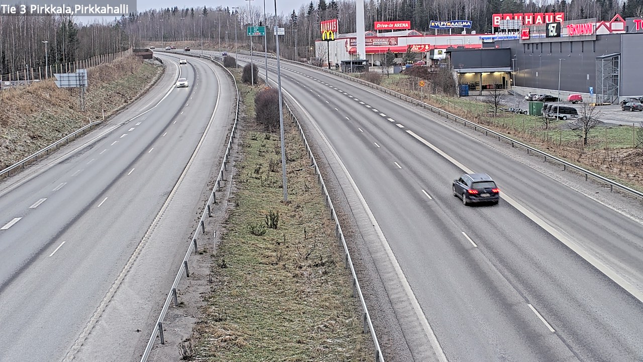 Kelikamerat Kuva Tie 3 Pirkkala, Pirkkahalli, Pirkkala, Pirkanmaa