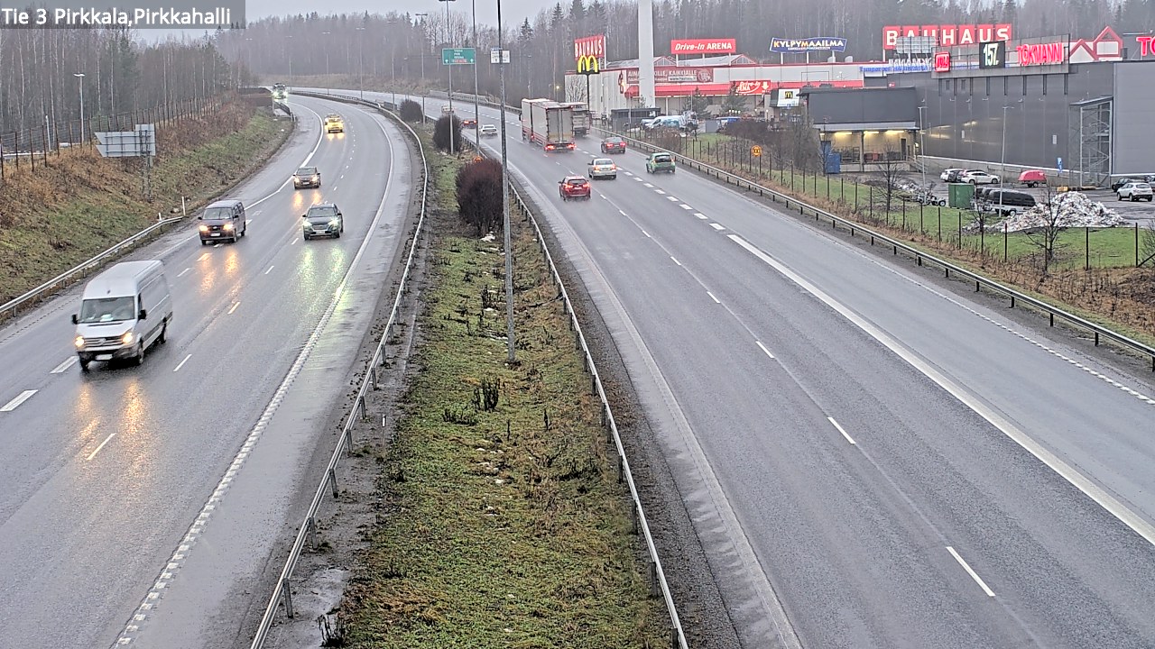 Weather Camera Image Väg 3 Birkala, Pirkkahalli, Pirkkala, Pirkanmaa