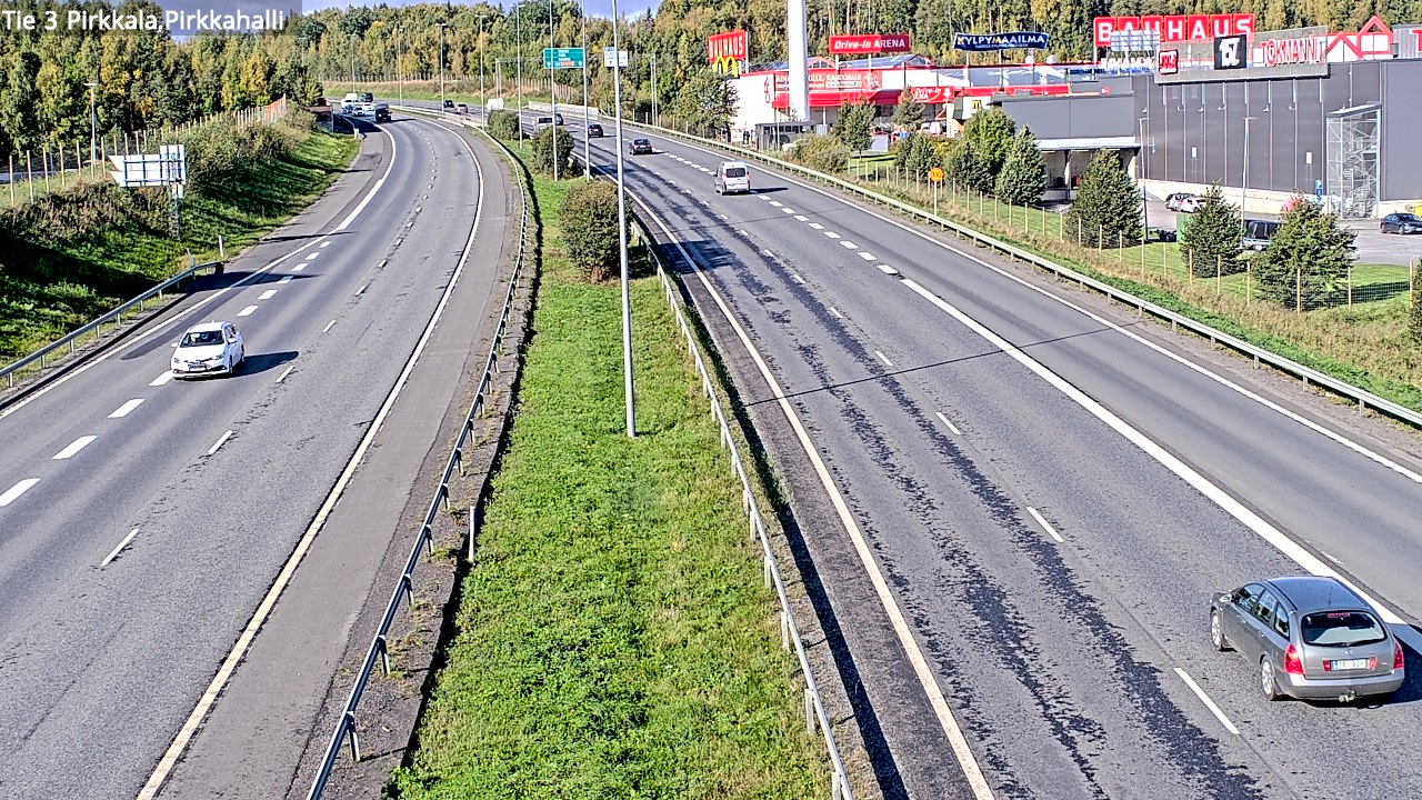 Kelikamerat Kuva Tie 3 Pirkkala, Pirkkahalli, Pirkkala, Pirkanmaa