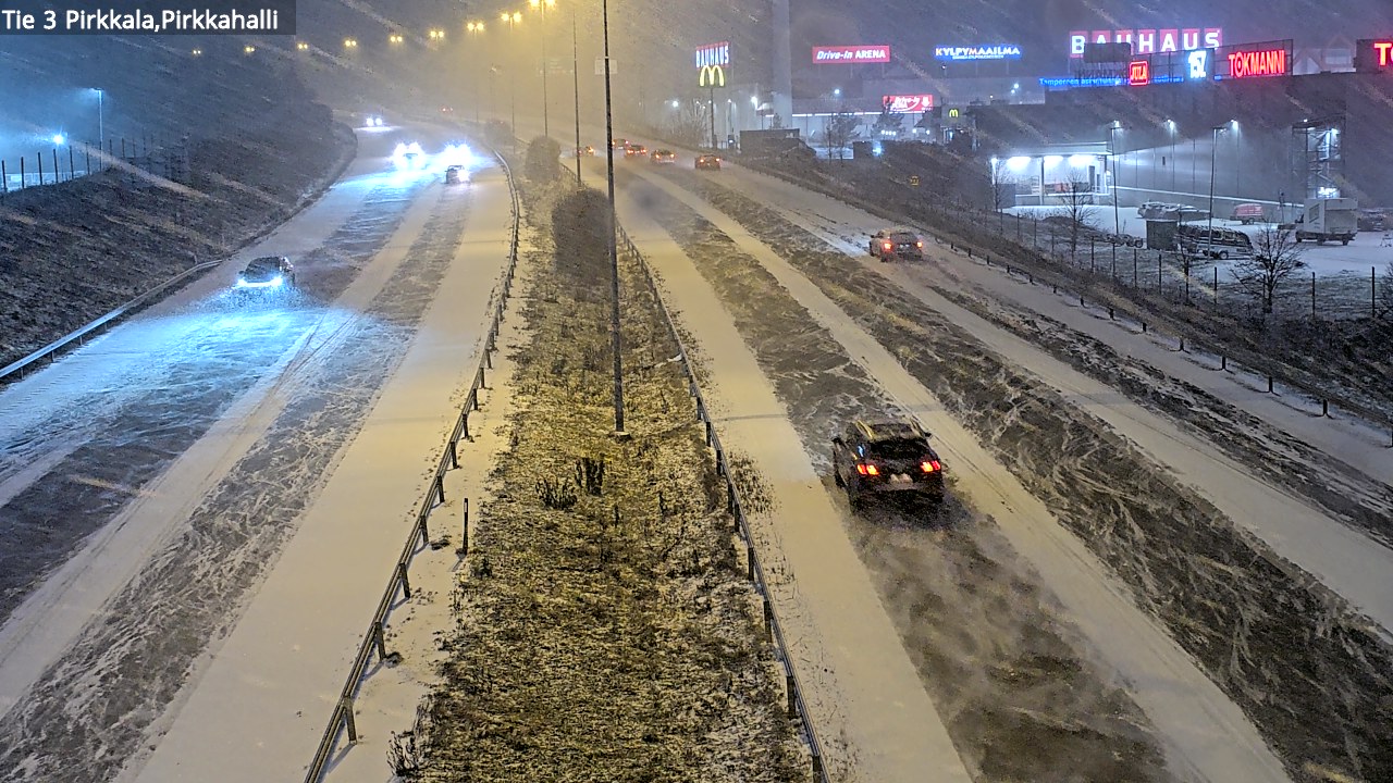 Kelikamerat Kuva Tie 3 Pirkkala, Pirkkahalli, Pirkkala, Pirkanmaa
