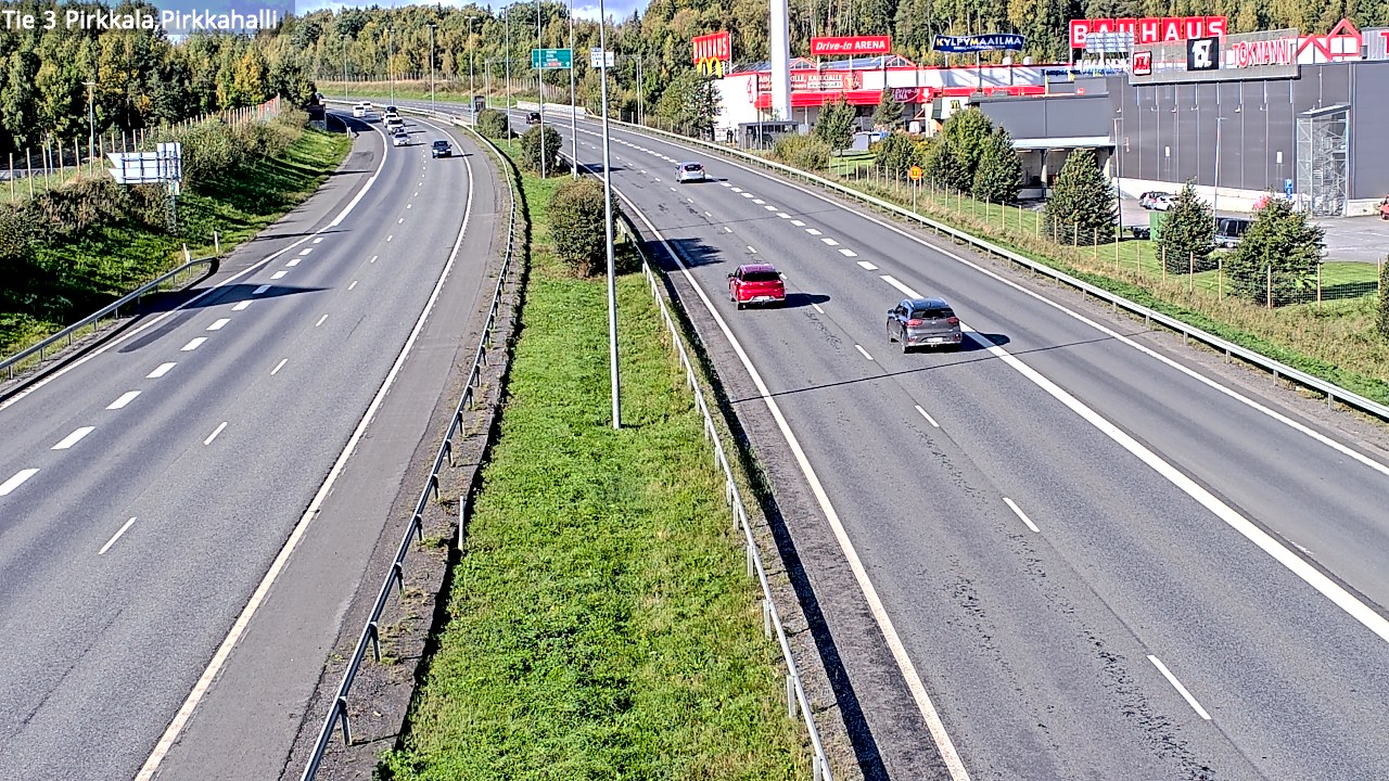 Kelikamerat Kuva Tie 3 Pirkkala, Pirkkahalli, Pirkkala, Pirkanmaa