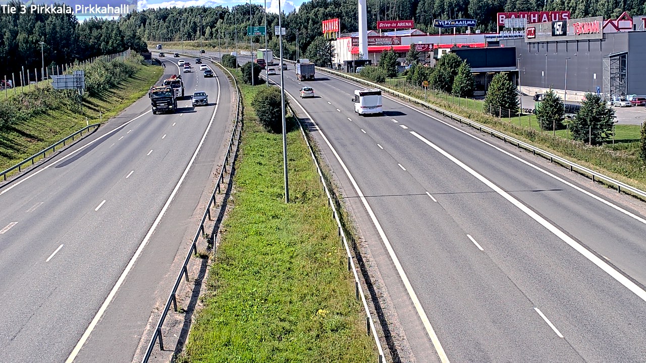 Kelikamerat Kuva Tie 3 Pirkkala, Pirkkahalli, Pirkkala, Pirkanmaa