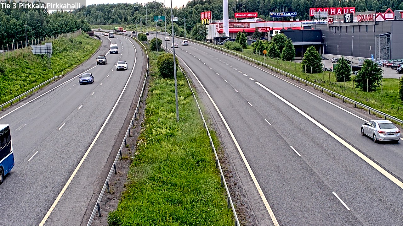 Kelikamerat Kuva Tie 3 Pirkkala, Pirkkahalli, Pirkkala, Pirkanmaa