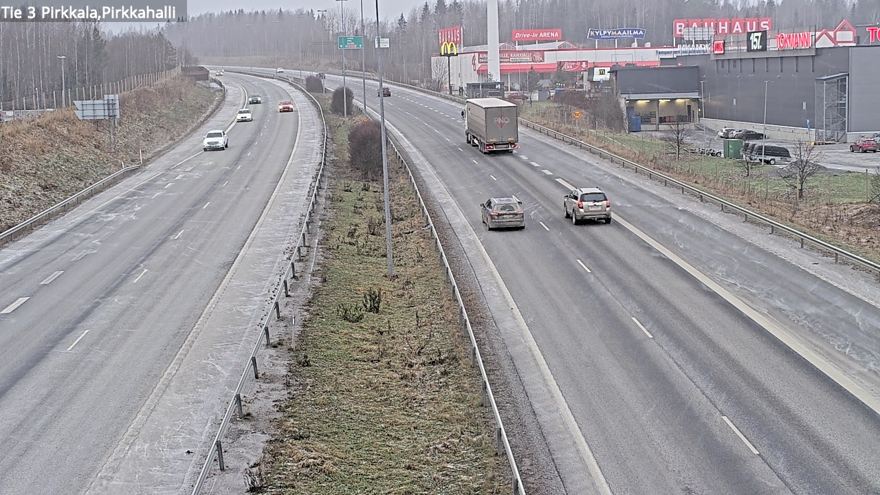 Kelikamerat Kuva Tie 3 Pirkkala, Pirkkahalli, Pirkkala, Pirkanmaa