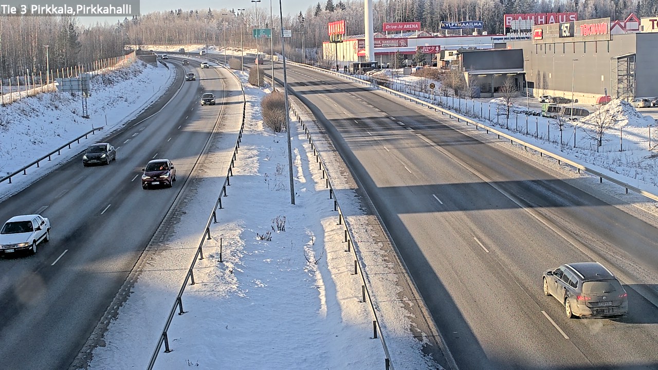 Weather Camera Image Väg 3 Birkala, Pirkkahalli, Pirkkala, Pirkanmaa