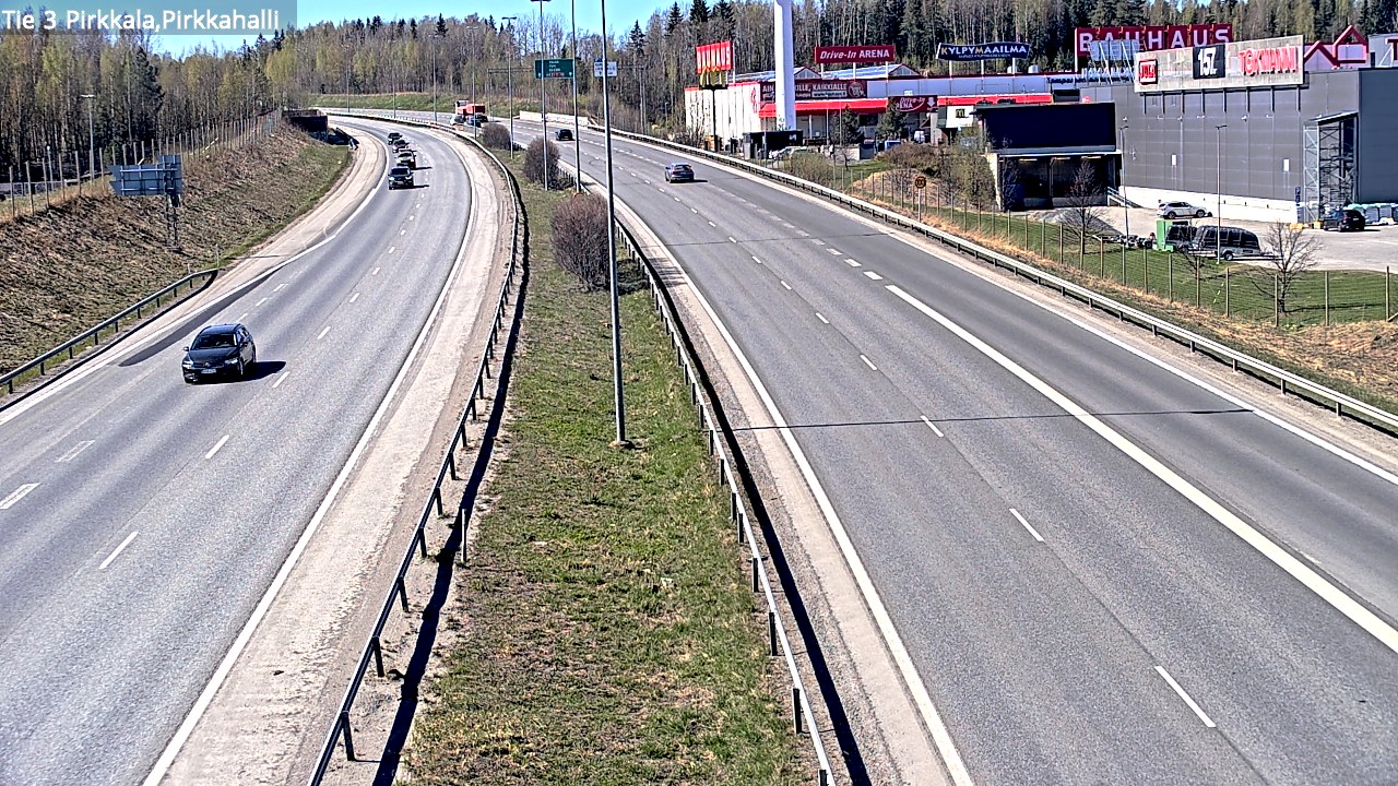 Weather Camera Image Road 3 Pirkkala, Pirkkahalli, Pirkkala, Pirkanmaa