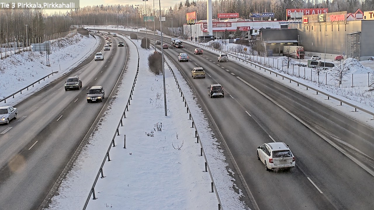 Kelikamerat Kuva Tie 3 Pirkkala, Pirkkahalli, Pirkkala, Pirkanmaa