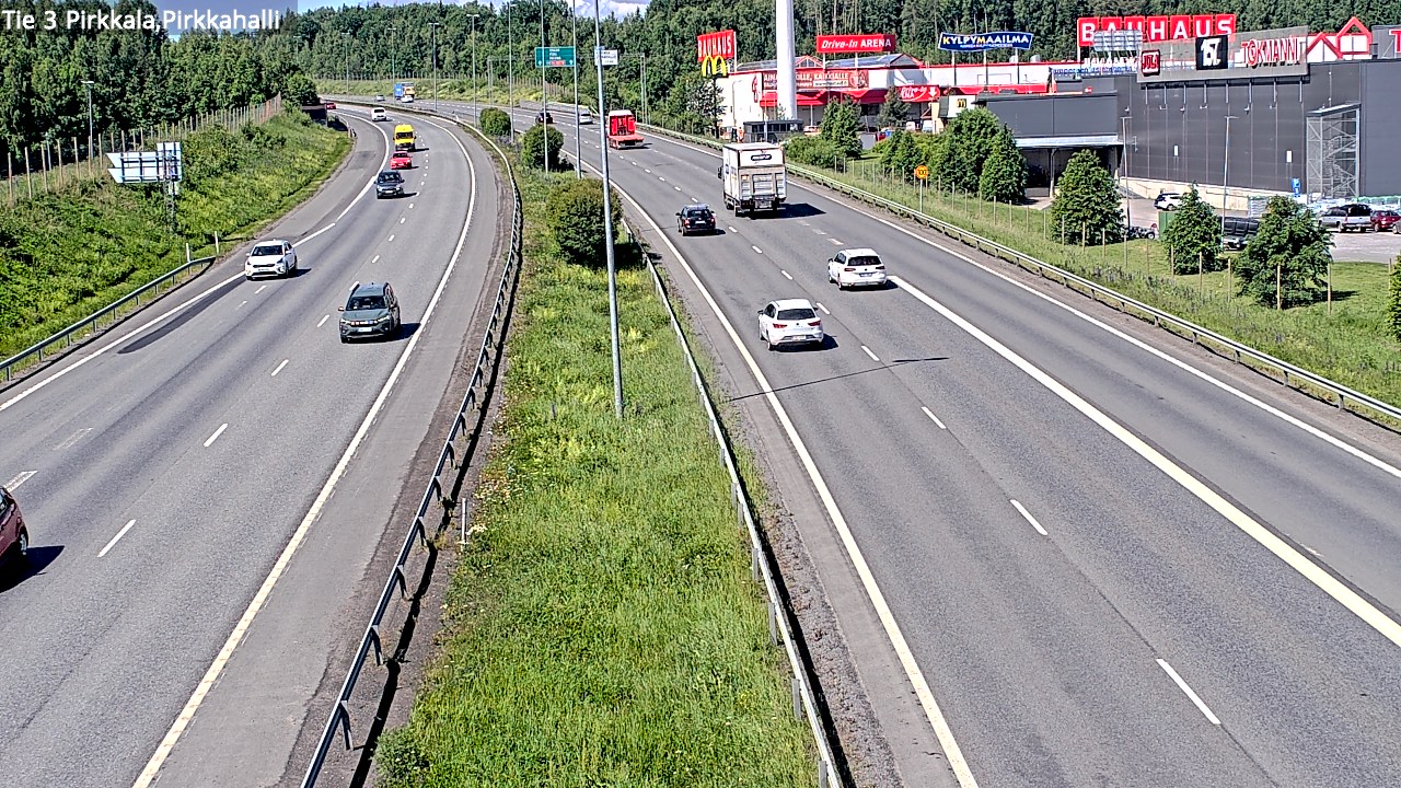 Kelikamerat Kuva Tie 3 Pirkkala, Pirkkahalli, Pirkkala, Pirkanmaa