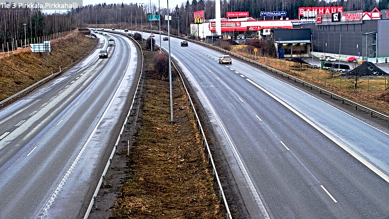 Kelikamerat Kuva Tie 3 Pirkkala, Pirkkahalli, Pirkkala, Pirkanmaa