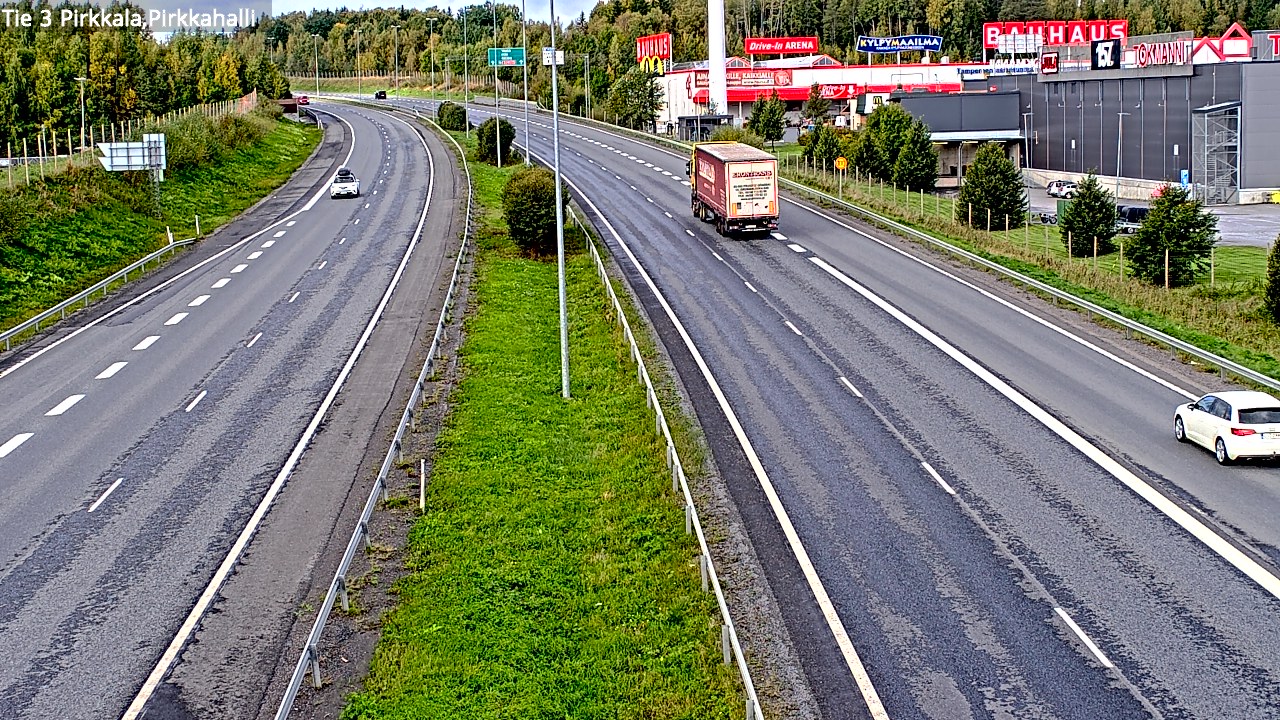 Kelikamerat Kuva Tie 3 Pirkkala, Pirkkahalli, Pirkkala, Pirkanmaa