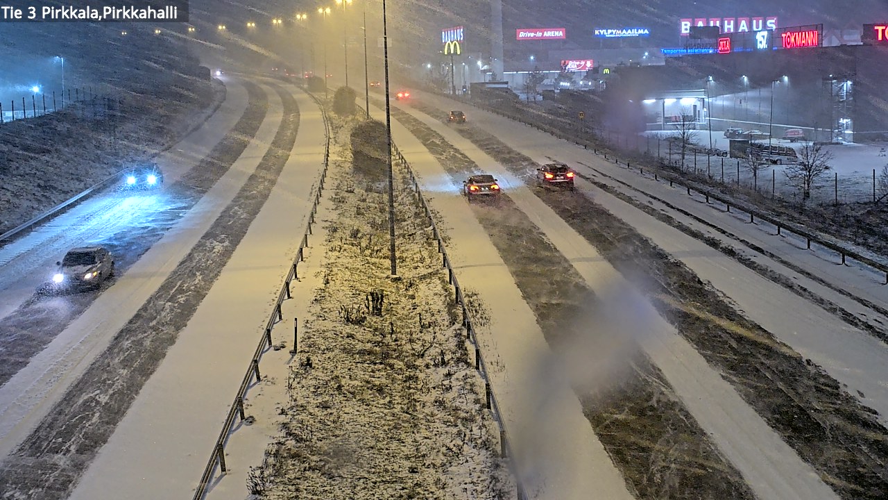 Kelikamerat Kuva Tie 3 Pirkkala, Pirkkahalli, Pirkkala, Pirkanmaa