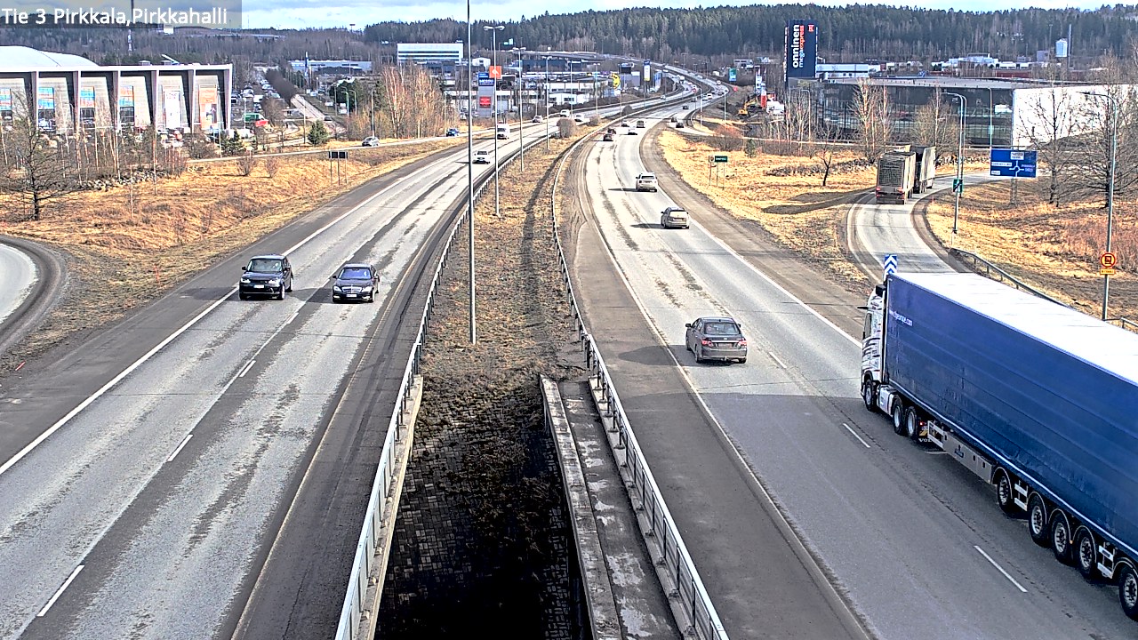 Weather Camera Image Väg 3 Birkala, Pirkkahalli, Pirkkala, Pirkanmaa