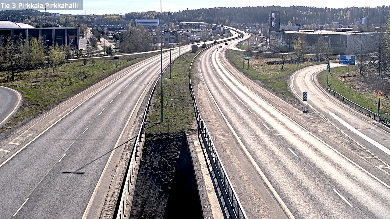 Weather Camera Image Road 3 Pirkkala, Pirkkahalli, Pirkkala, Pirkanmaa