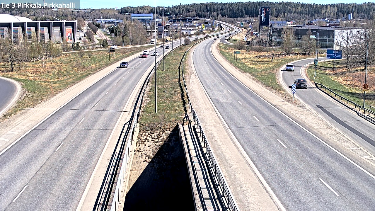 Weather Camera Image Road 3 Pirkkala, Pirkkahalli, Pirkkala, Pirkanmaa