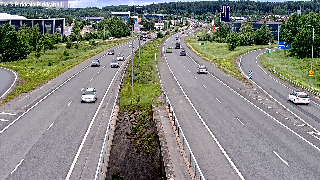 Weather Camera Image Road 3 Pirkkala, Pirkkahalli, Pirkkala, Pirkanmaa