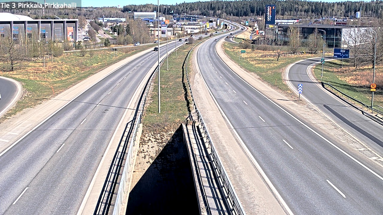 Weather Camera Image Road 3 Pirkkala, Pirkkahalli, Pirkkala, Pirkanmaa