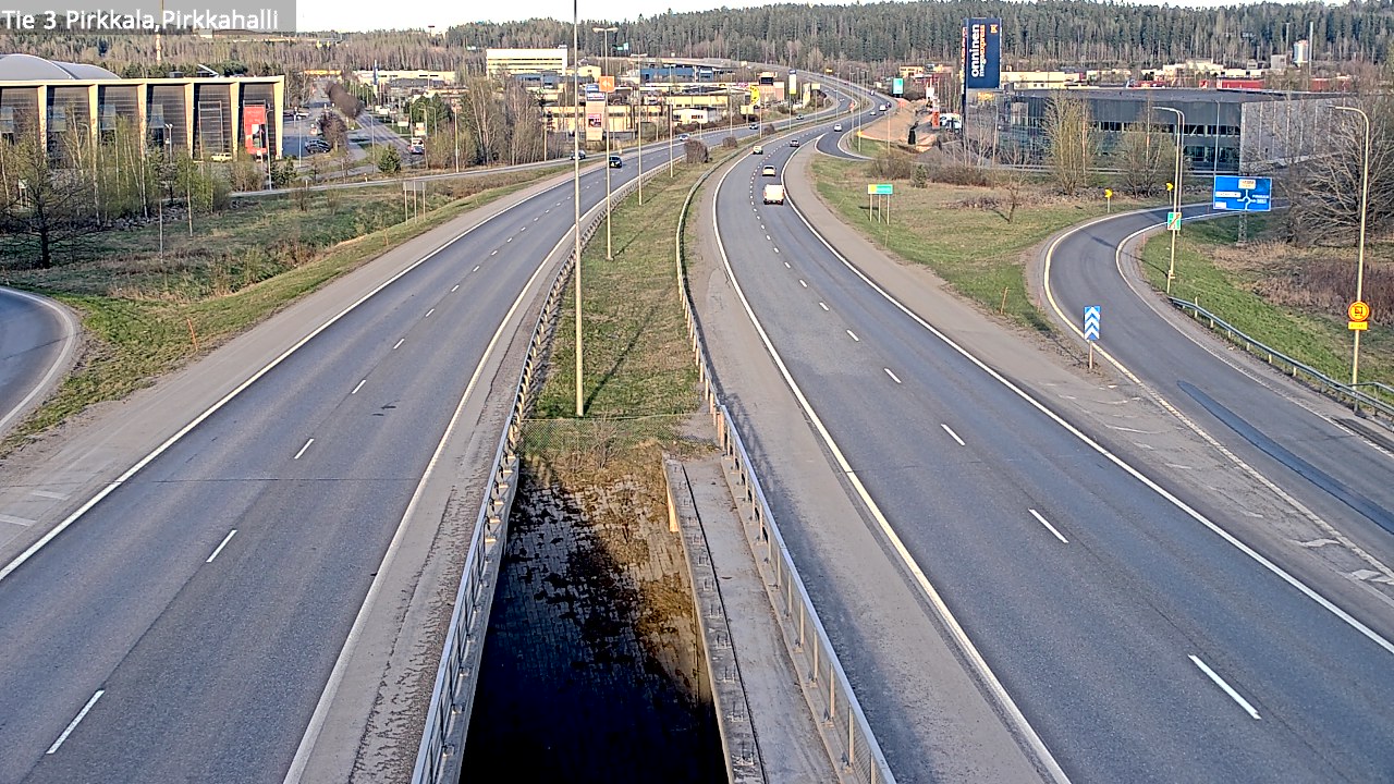 Weather Camera Image Road 3 Pirkkala, Pirkkahalli, Pirkkala, Pirkanmaa